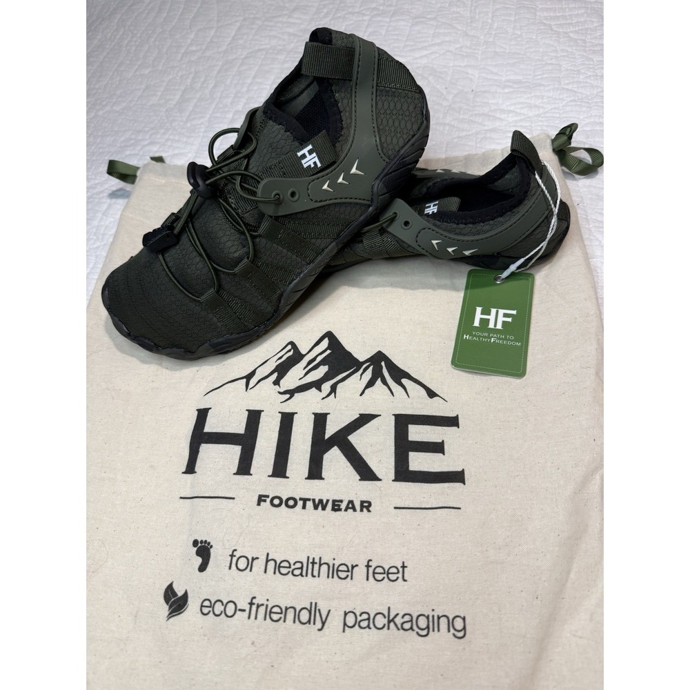 Hike Footwear Caspian Adventure unisex barefoot shoes dark green EUR 35